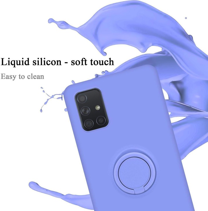 Actual product image Cadorabo TPU Liquid Ring Silicone Case Cover (Samsung Galaxy A71)
