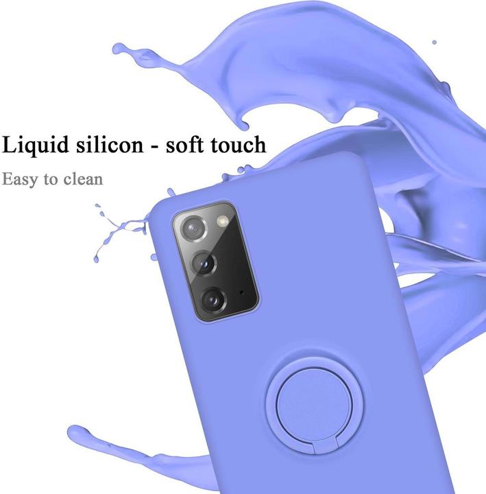 Actual product image Cadorabo TPU Liquid Ring Silicone Case Cover (Samsung Galaxy Note 20)