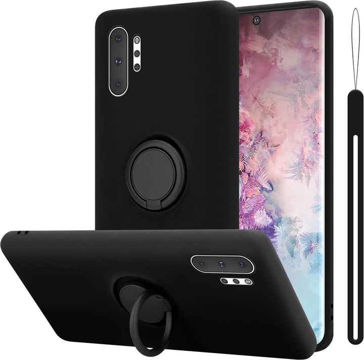 Actual product image Cadorabo TPU Liquid Ring Silicone Case Cover (Samsung Galaxy Note 10 Plus)