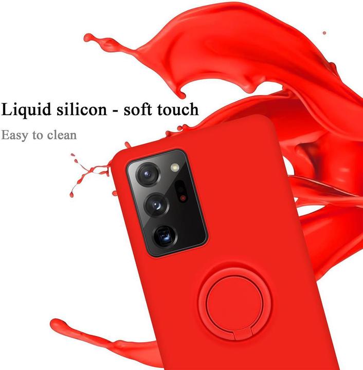 Image du produit Cadorabo TPU Liquid Ring Silicone Case Cover (Samsung Galaxy Note 20 Ultra)
