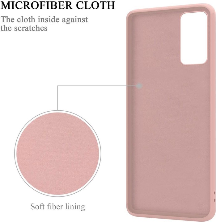 Actual product image Cadorabo TPU Liquid Ring Silicone Case Cover (Samsung Galaxy Note 20)