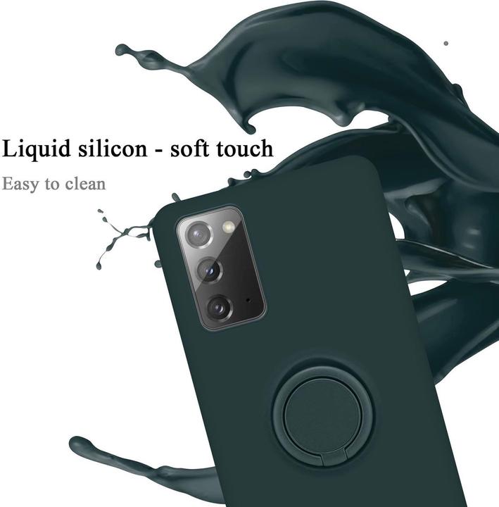 Actual product image Cadorabo TPU Liquid Ring Silicone Case Cover (Samsung Galaxy Note 20)