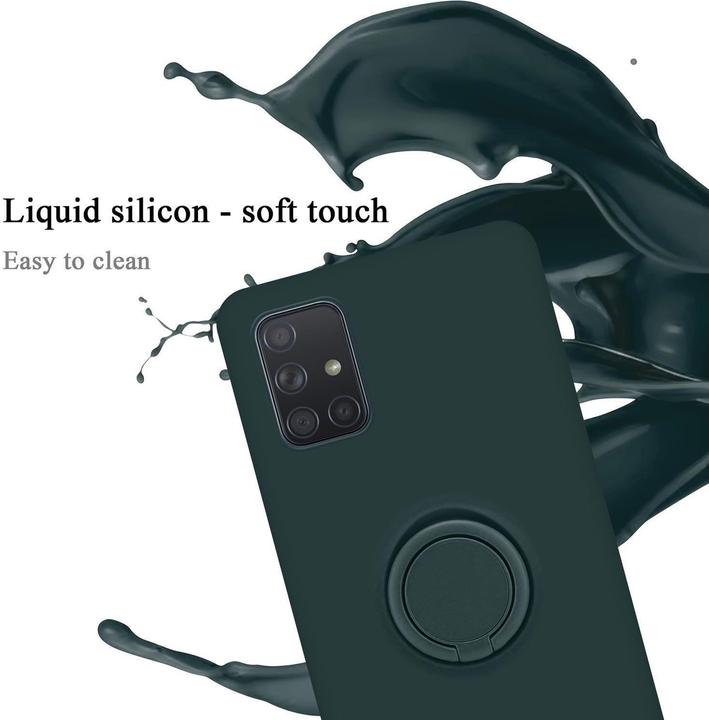 Actual product image Cadorabo TPU Liquid Ring Silicone Case Cover (Samsung Galaxy A71)