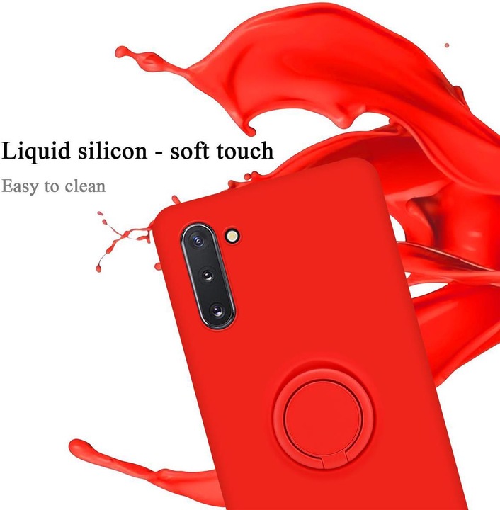 Actual product image Cadorabo TPU Liquid Ring Silicone Case Cover (Samsung Galaxy Note 10)