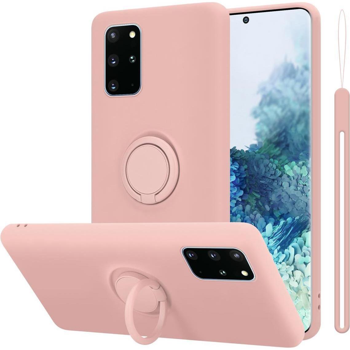 Thumbnail - Cadorabo TPU Liquid Ring Silicone Case Hülle (Samsung Galaxy S20+), Smartphone Hülle, Rosa
