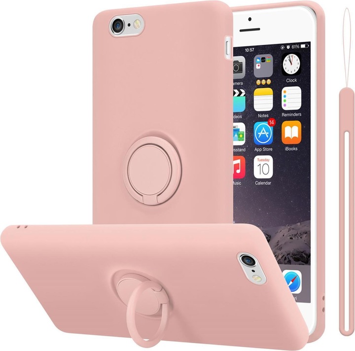 Actual product image Cadorabo TPU Liquid Ring Silicone Case Cover (Apple iPhone 6 Plus)
