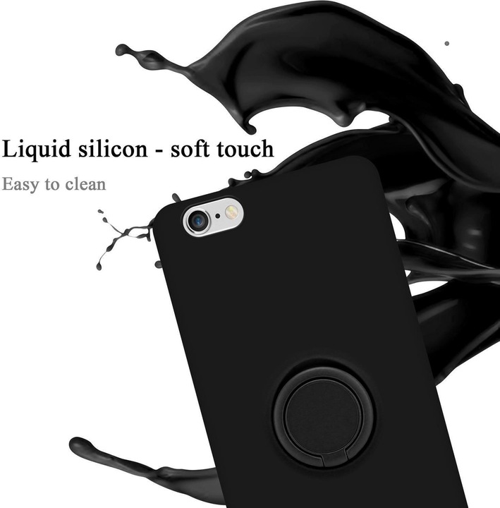 Actual product image Cadorabo TPU Liquid Ring Silicone Case Cover (Apple iPhone 6 Plus)