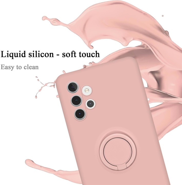 Actual product image Cadorabo TPU Liquid Ring Silicone Case Cover (Samsung Galaxy A32 5G)