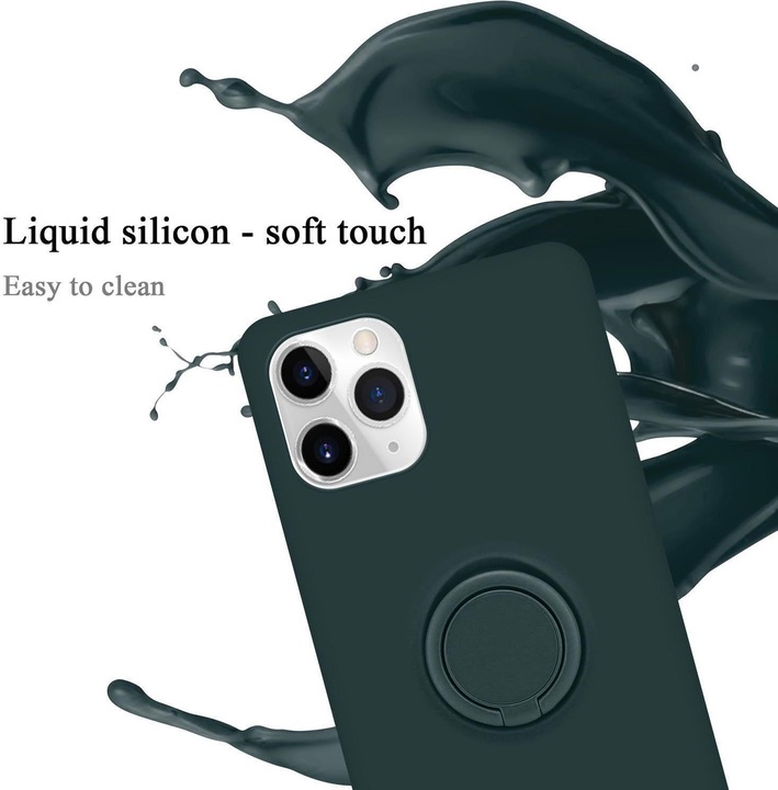 Actual product image Cadorabo TPU Liquid Ring Silicone Case Cover (Apple iPhone 11 Pro Max)