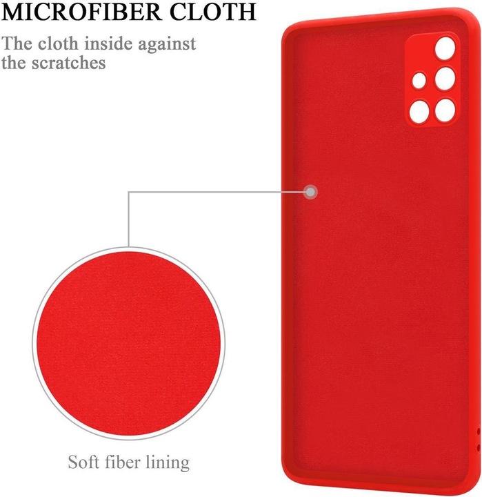 Actual product image Cadorabo TPU Liquid Ring Silicone Case Cover (Samsung Galaxy M40s)