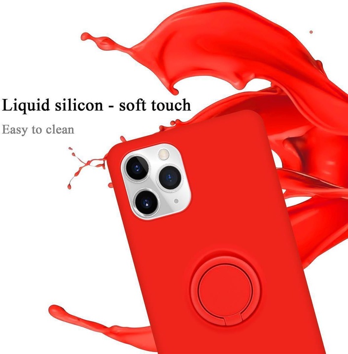 Actual product image Cadorabo TPU Liquid Ring Silicone Case Cover (Apple iPhone 11 Pro Max)