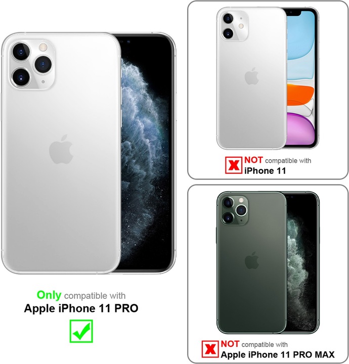 Produktbild Cadorabo TPU Liquid Ring Silicone Case Hülle (Apple iPhone 11 Pro)