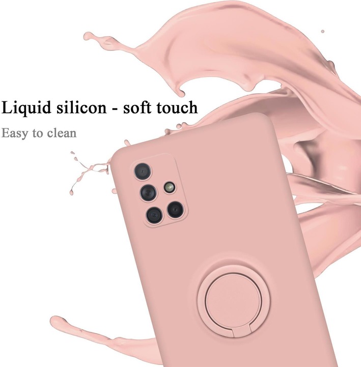 Actual product image Cadorabo TPU Liquid Ring Silicone Case Cover (Samsung Galaxy M40s)