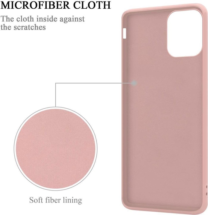 Actual product image Cadorabo TPU Liquid Ring Silicone Case Cover (Realme 12 Pro+, Apple iPhone 12)