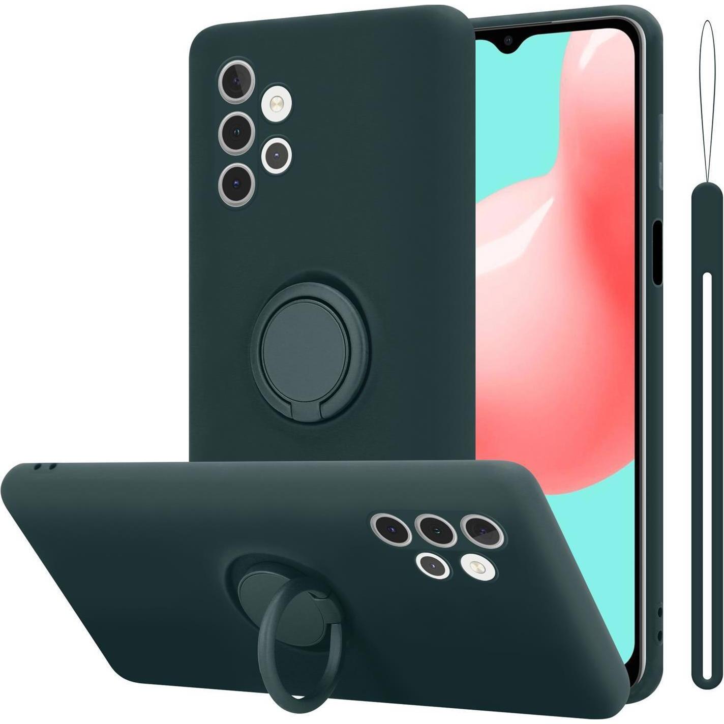 Thumbnail - Cadorabo TPU Liquid Ring Silicone Case Hülle (Samsung Galaxy A32 5G), Smartphone Hülle, Grün