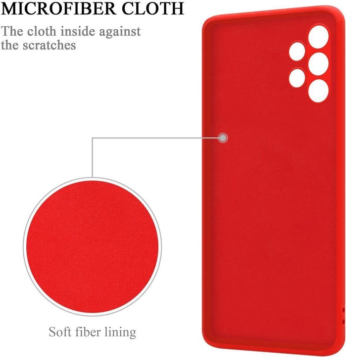 Actual product image Cadorabo TPU Liquid Ring Silicone Case Cover (Samsung Galaxy A32 5G)