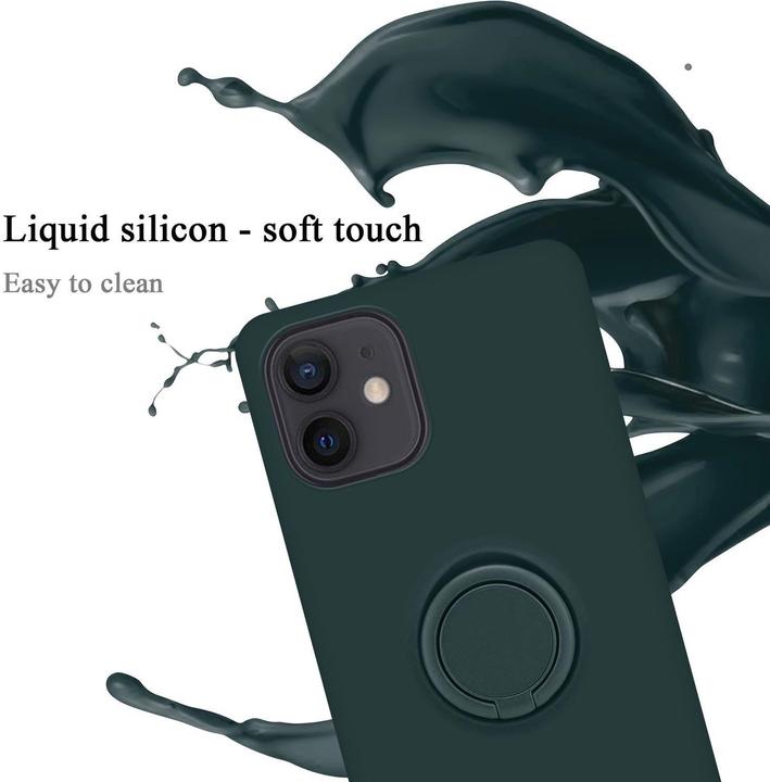 Actual product image Cadorabo TPU Liquid Ring Silicone Case Cover (Apple iPhone 12 mini)