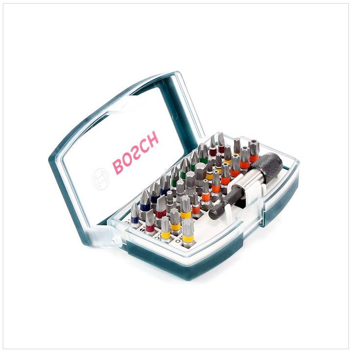 Produktbild Bosch Professional Zubehör Schrauberbit Set (Kreuz Phillips PH M1, Kreuz Phillips PH M2, Kreuz Phillips PH M3, Kreuz Pozidriv PZ M1, Kreuz Pozidriv PZ M2, Kreuz Pozidriv PZ M3, Sechskant (hexagonal) M3, Sechskant (hexagonal) M4, Sechskant (hexagonal) M5, Sechskant (hexagonal) M6, Schraubschlitz M3, Schraubschlitz M4, Schraubschlitz M5)
