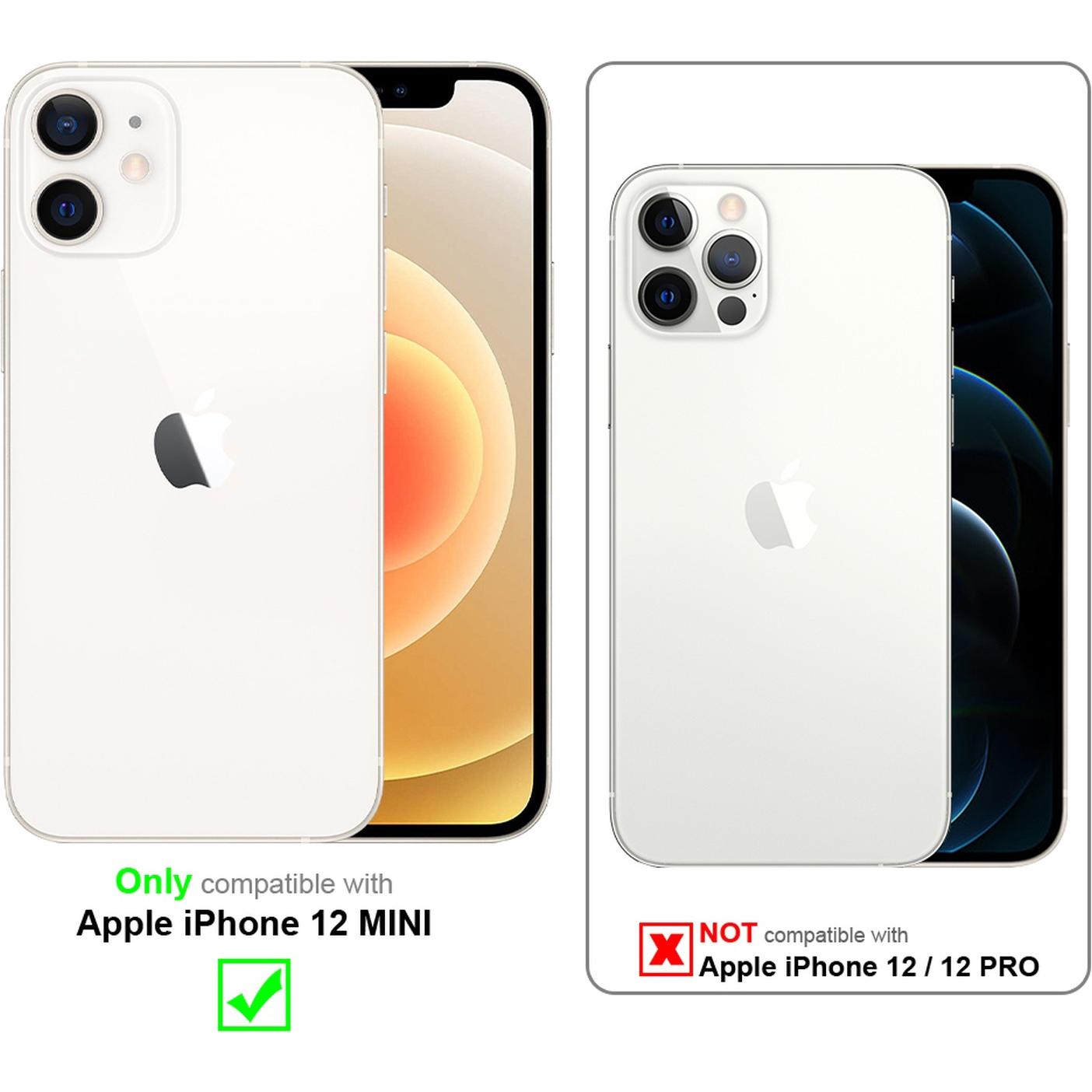 Thumbnail - Cadorabo TPU Liquid Ring Silicone Case Hülle (Apple iPhone 12 mini), Smartphone Hülle, Schwarz