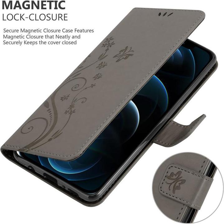 Immagine prodotto Cadorabo Copertina del libro a fiori (Apple iPhone 12 Pro Max)