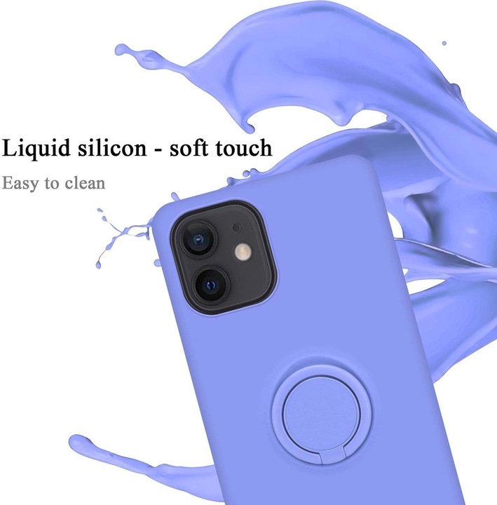 Actual product image Cadorabo TPU Liquid Ring Silicone Case Cover (Apple iPhone 12 mini)