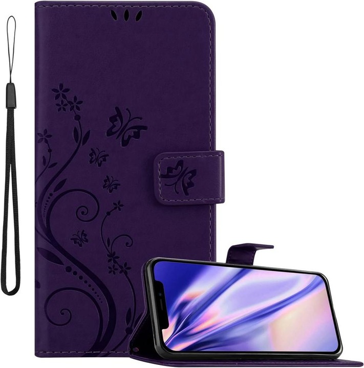 Floral dark purple