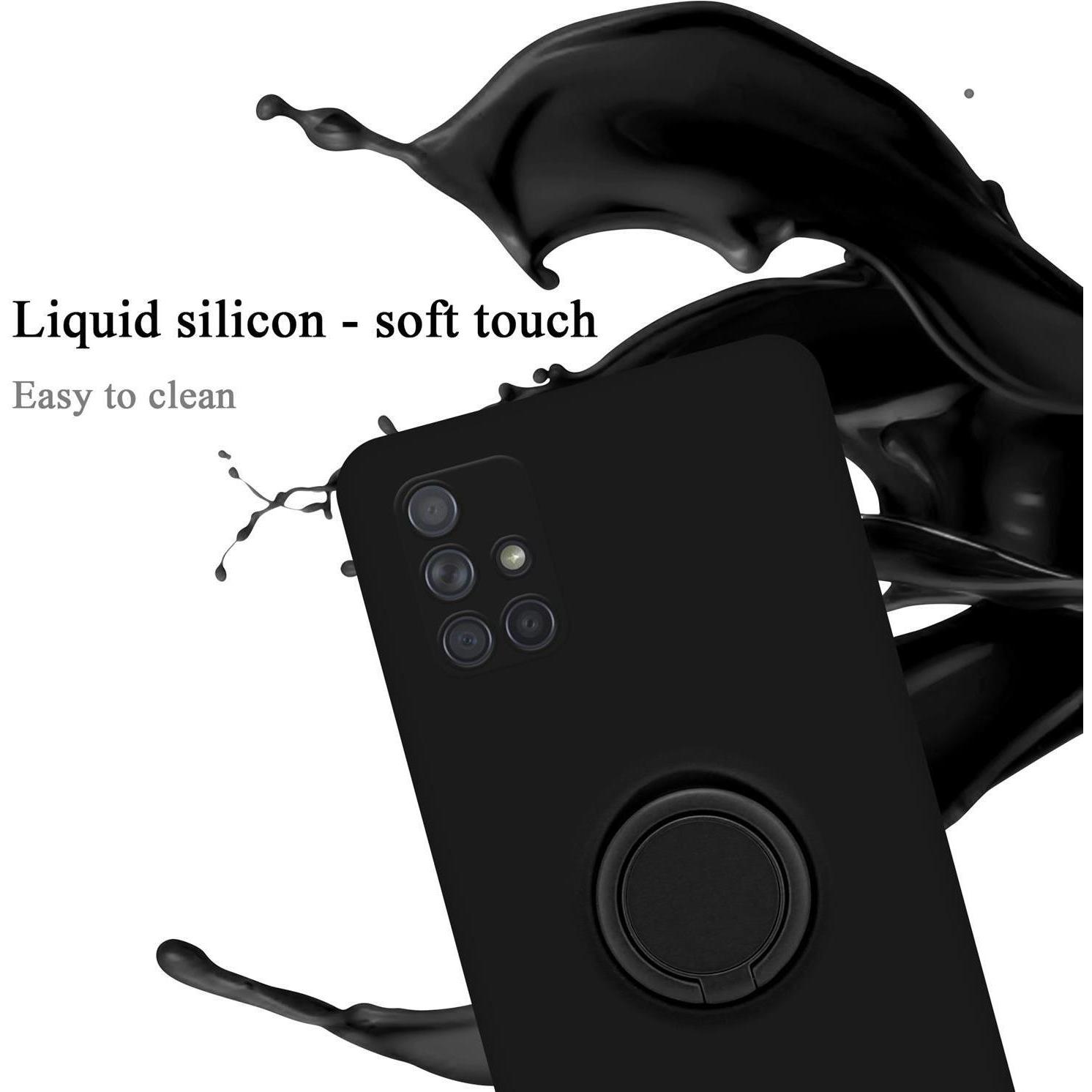 Thumbnail - Cadorabo TPU Liquid Ring Silicone Case Hülle (Samsung Galaxy M40s), Smartphone Hülle, Schwarz