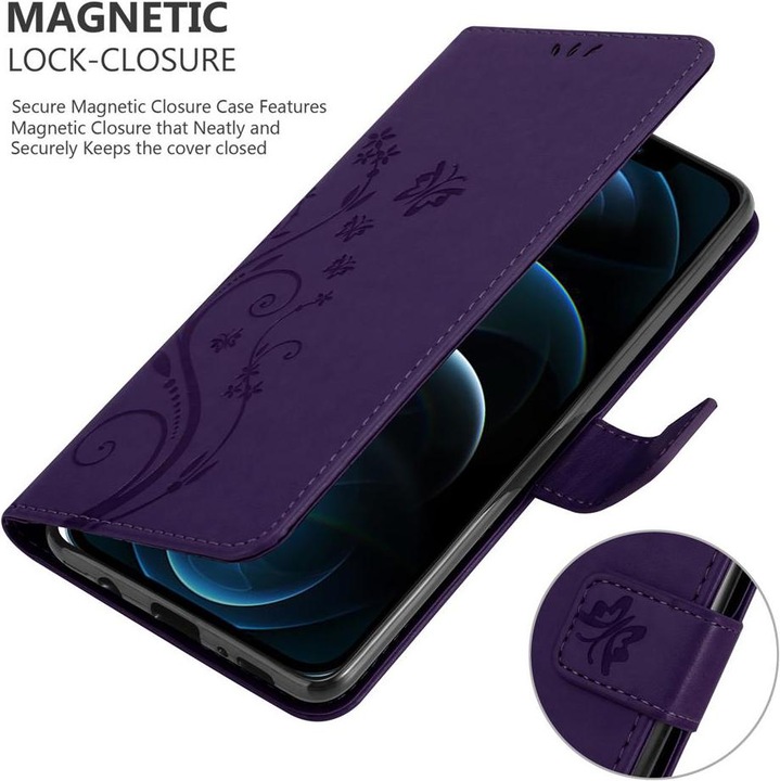 Actual product image Cadorabo Flower Book cover (Apple iPhone 12, Realme 12 Pro+)