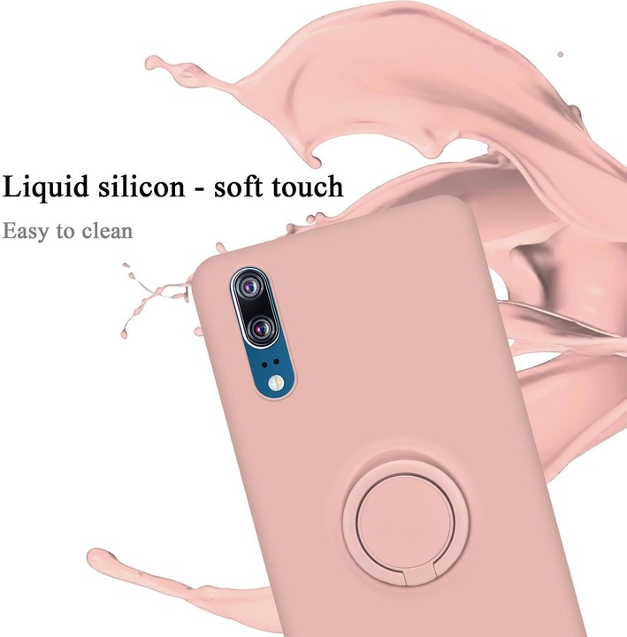 Actual product image Cadorabo TPU Liquid Ring Silicone Case Cover (Cubot P20)