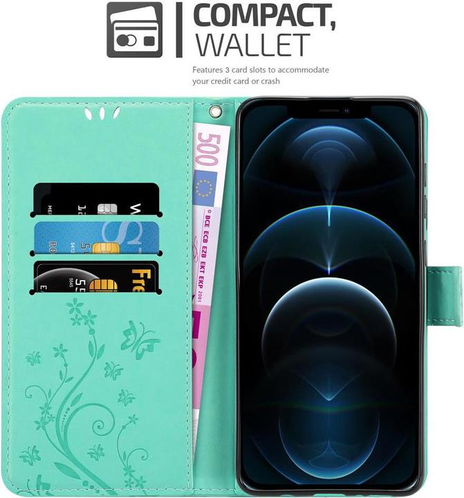 Produktbild Cadorabo Flower Book Hülle (Apple iPhone 12 Pro Max)