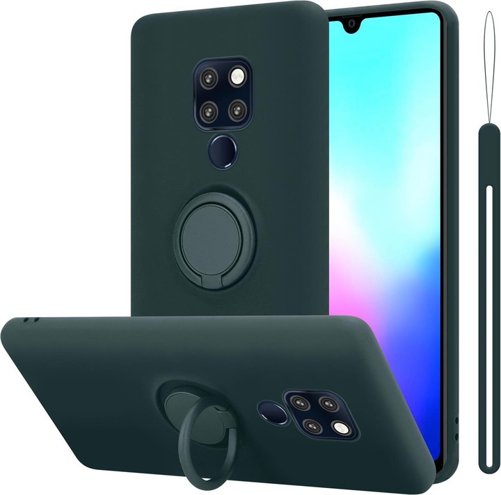 Actual product image Cadorabo TPU Liquid Ring Silicone Case Cover (Mate 20)