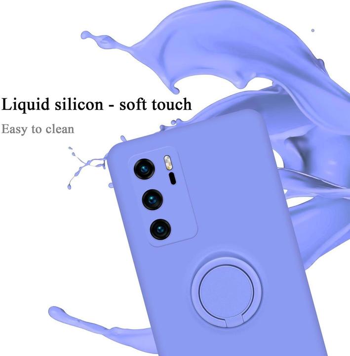 Image du produit Cadorabo TPU Liquid Ring Silicone Case Cover (Huawei P40)