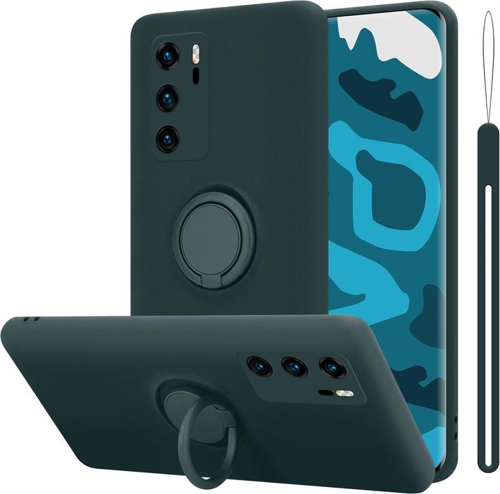 Actual product image Cadorabo TPU Liquid Ring Silicone Case Cover (Huawei P40)