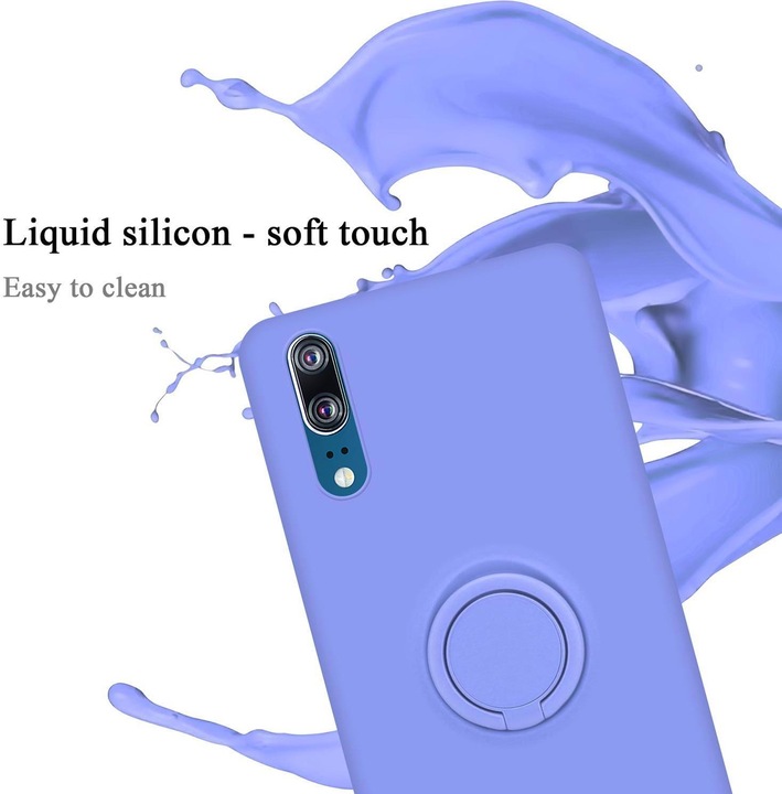 Actual product image Cadorabo TPU Liquid Ring Silicone Case Cover (Cubot P20)
