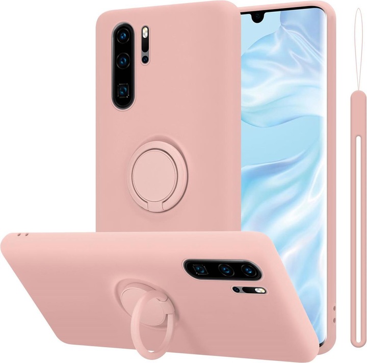 Actual product image Cadorabo TPU Liquid Ring Silicone Case Cover (Huawei P30 Pro)