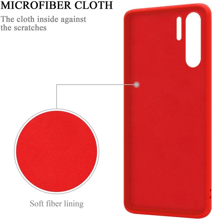 Actual product image Cadorabo TPU Liquid Ring Silicone Case Cover (Huawei P30 Pro)