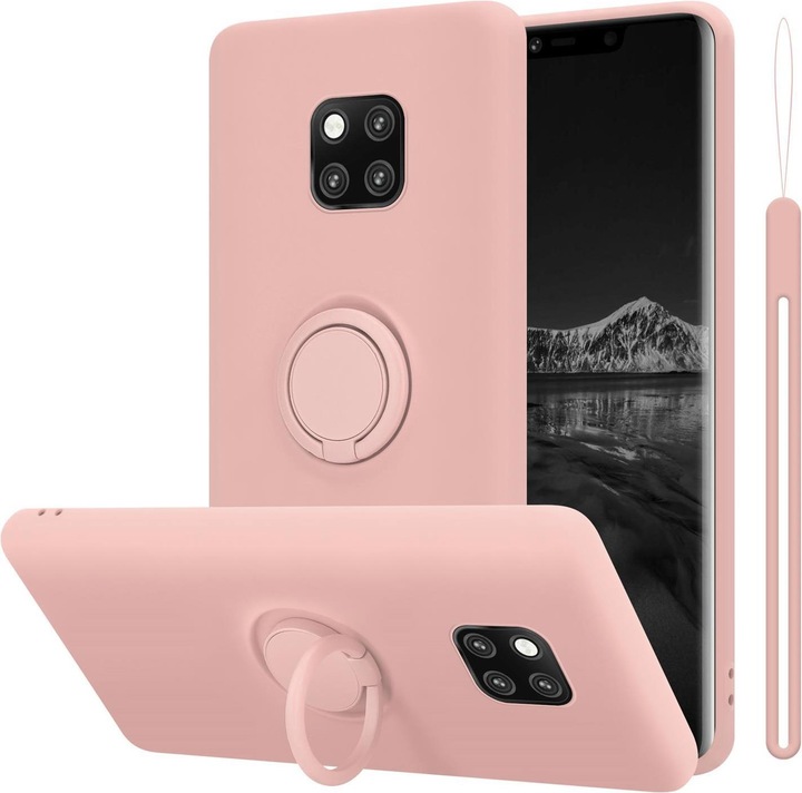 Actual product image Cadorabo TPU Liquid Ring Silicone Case Cover (Mate 20 Pro)