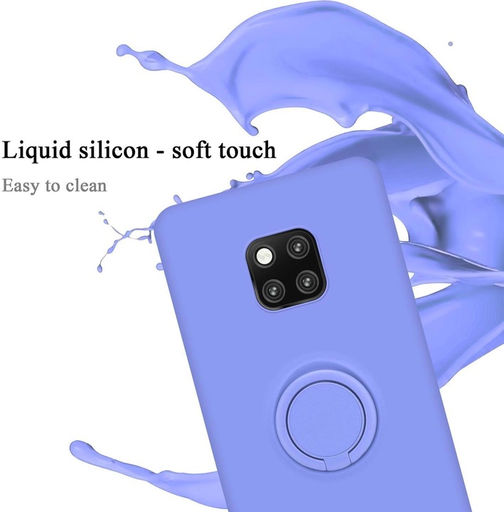 Actual product image Cadorabo TPU Liquid Ring Silicone Case Cover (Mate 20 Pro)