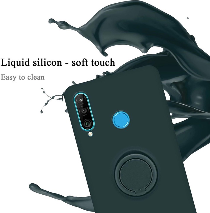 Actual product image Cadorabo TPU Liquid Ring Silicone Case Cover (Huawei P30 Lite)