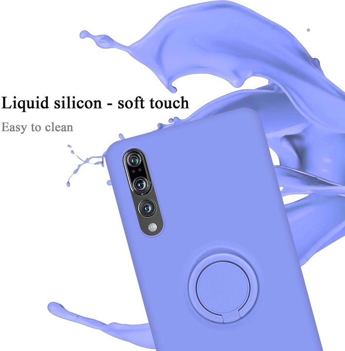 Produktbild Cadorabo TPU Liquid Ring Silicone Case Hülle (Huawei P20 Pro, Huawei P20 Plus)