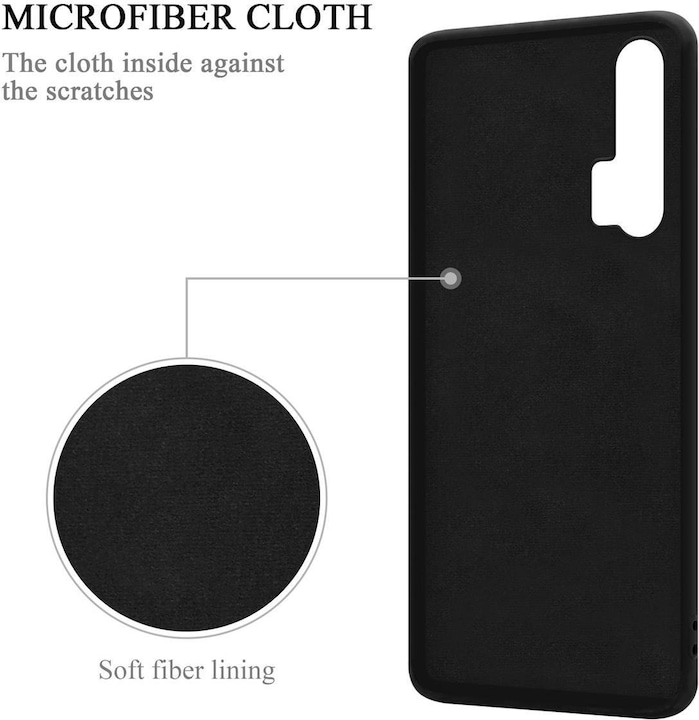 Actual product image Cadorabo TPU Liquid Ring Silicone Case Cover (Honor 20 Pro)