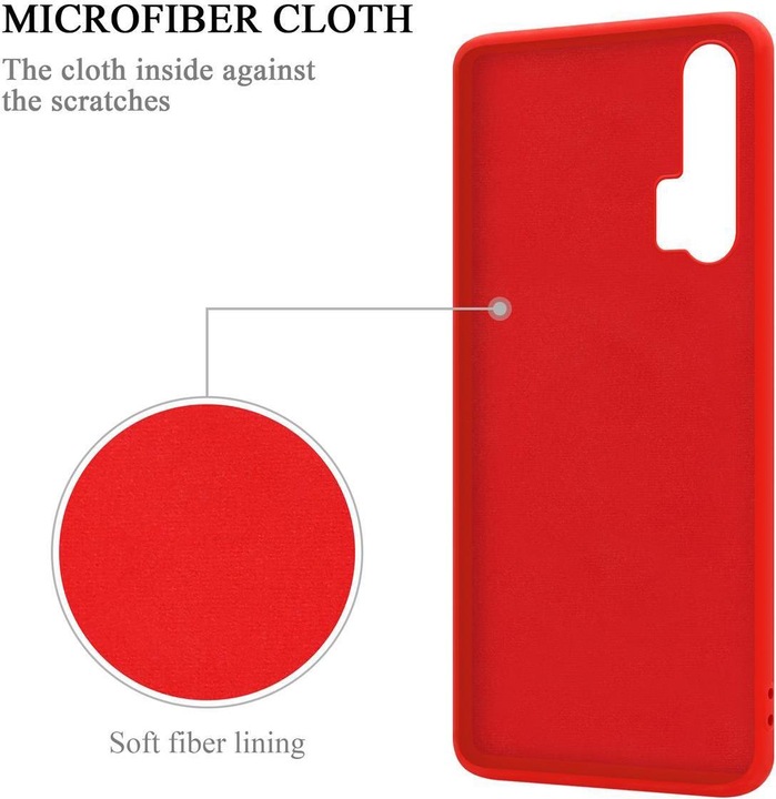 Actual product image Cadorabo TPU Liquid Ring Silicone Case Cover (Honor 20 Pro)