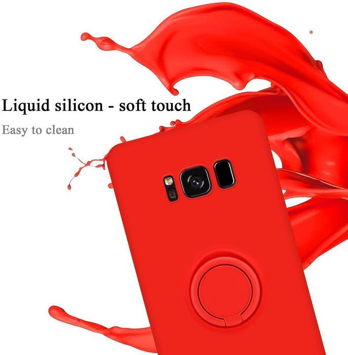 Actual product image Cadorabo TPU Liquid Ring Silicone Case Cover (Samsung Galaxy S8+)