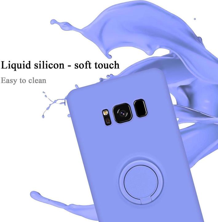 Actual product image Cadorabo TPU Liquid Ring Silicone Case Cover (Samsung Galaxy S8+)