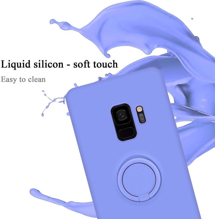 Actual product image Cadorabo TPU Liquid Ring Silicone Case Cover (Samsung Galaxy S9+)