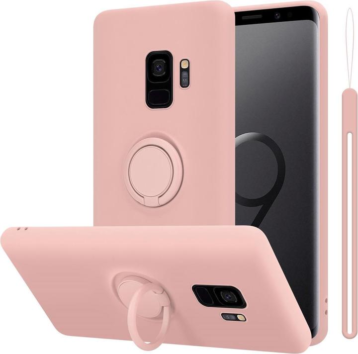Actual product image Cadorabo TPU Liquid Ring Silicone Case Cover (Samsung Galaxy S9+)