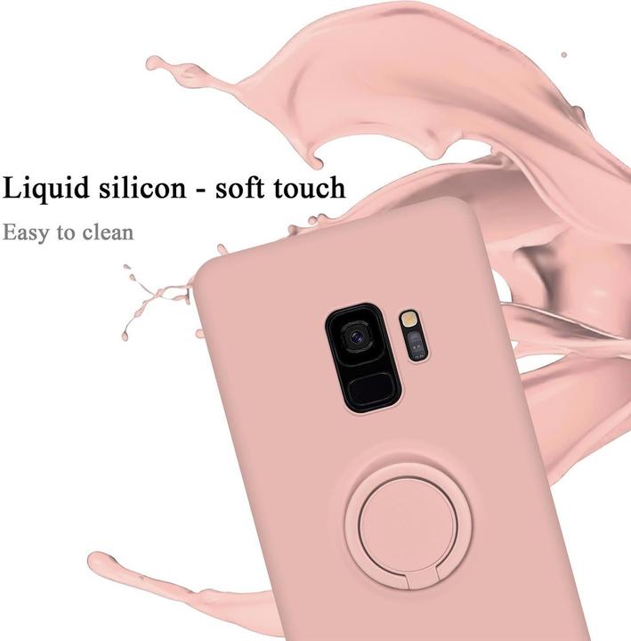 Actual product image Cadorabo TPU Liquid Ring Silicone Case Cover (Samsung Galaxy S9+)