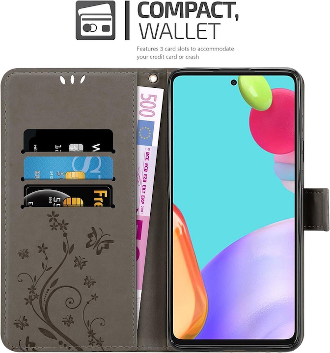 Actual product image Cadorabo Flower Book cover (Samsung Galaxy A52, Samsung Galaxy A52 5G, Samsung Galaxy A52s 5G)