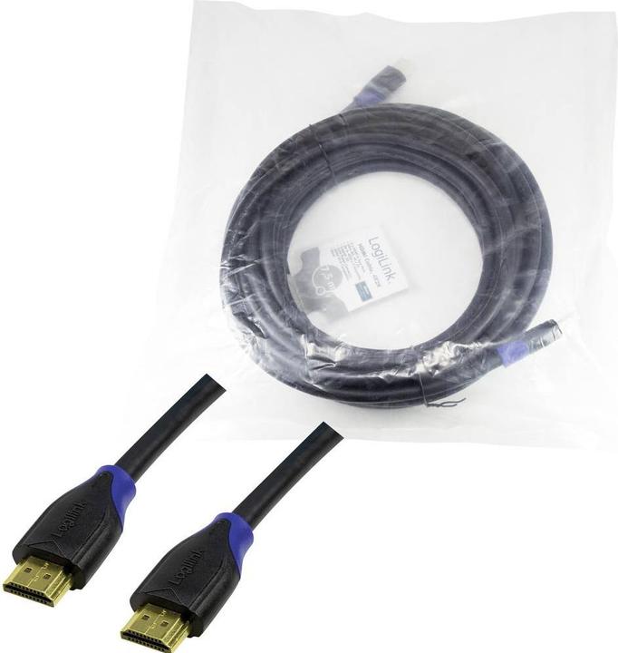 Productafbeelding LogiLink HDMI (Type A) - HDMI (Type A) (7.50 m, HDMI, 2.0)