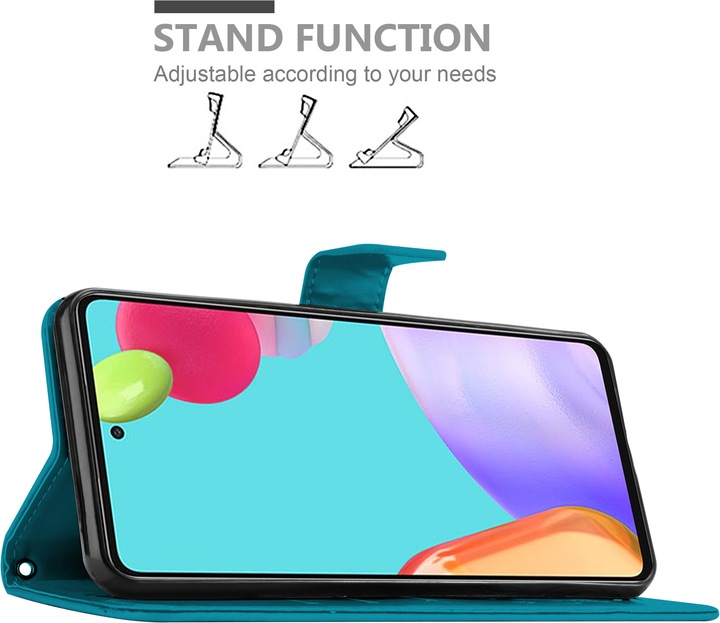 Actual product image Cadorabo Flower Book cover (Samsung Galaxy A52, Samsung Galaxy A52 5G, Samsung Galaxy A52s 5G)